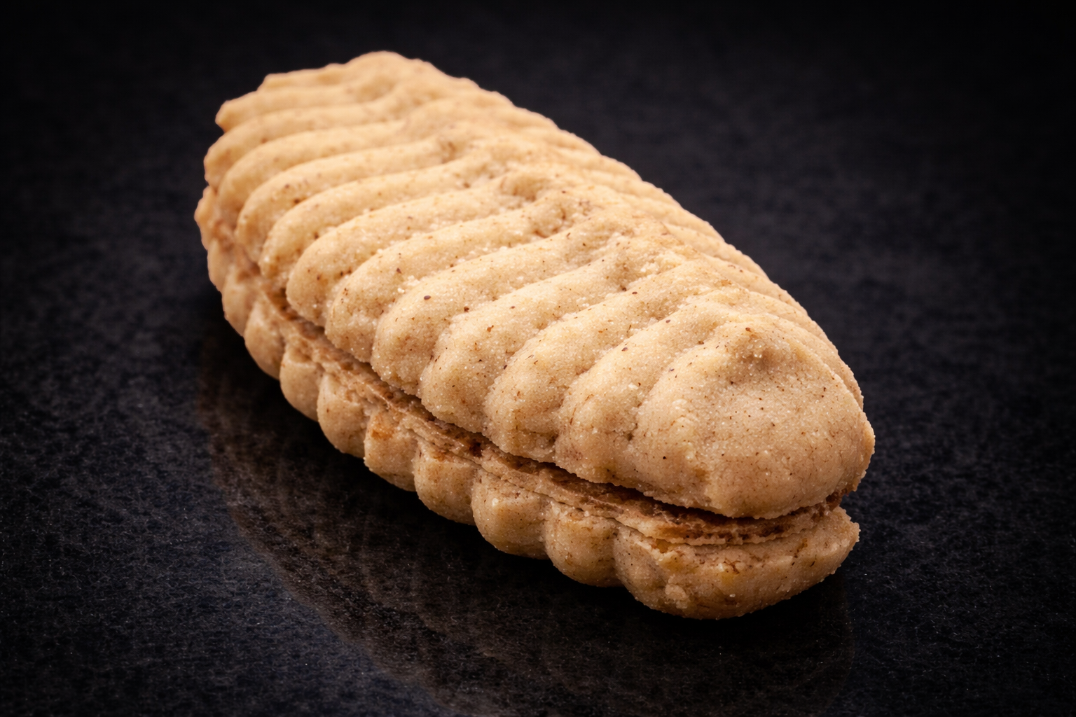 Galleta de canela con crema de chocolate