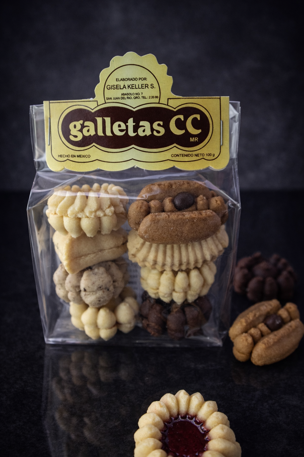 Bolsa 100 g de galletas con relleno
